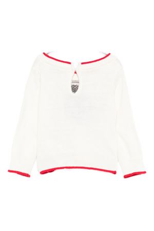maglione in cotone bianco MONNALISA KIDS | 39F61560910143